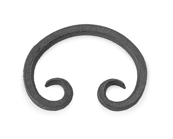 Cast Iron C-Scroll