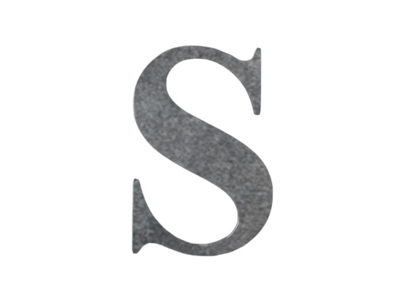 Steel Letter S