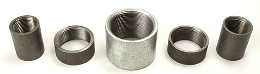 Black and Galvanized Steel Merchant couplings