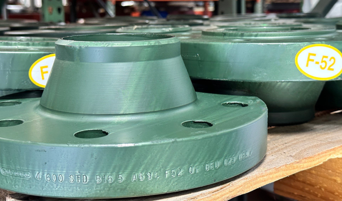 High yield weld neck flanges