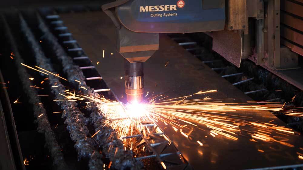 Plasma Cutting Custom Triangular Gussets