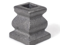 Cast iron decorative base no ear, 0.5 inch