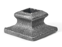 Cast iron short square shoe, 0.5 inch