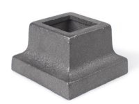 Cast iron, square shoe 1.25 inch