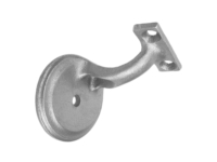 Malleable handrail bracket flat