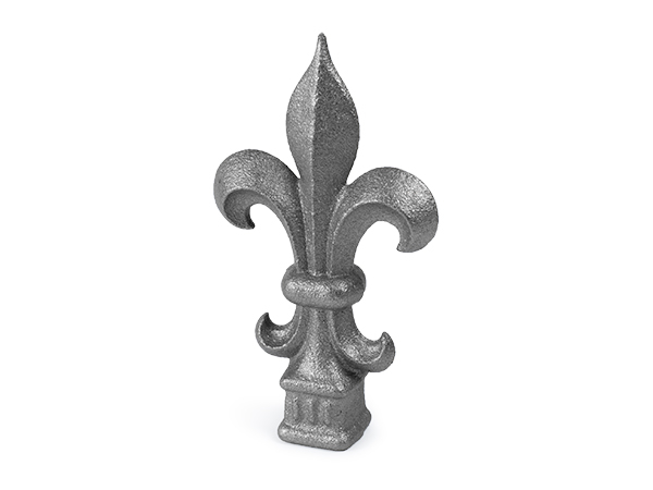 Cast iron, .75-Inch Fleur De Lis Finial