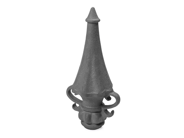 Cast iron 1-inch round finial, 14.5 x 6.75-Inch