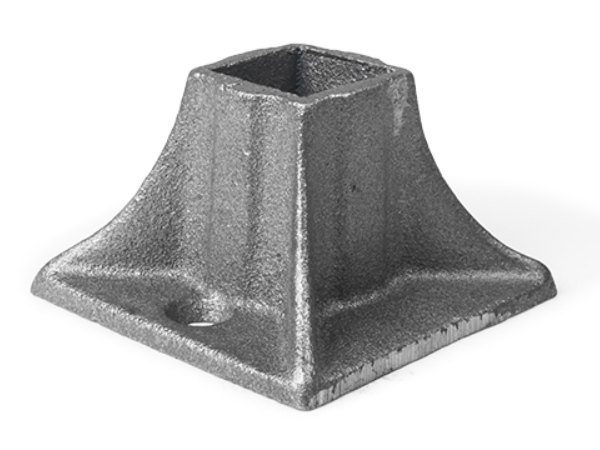 Cast iron heavy shoe, 2 holes 1 inch