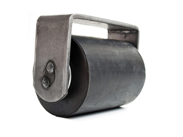 Rubber Roller 3 inch welded axle