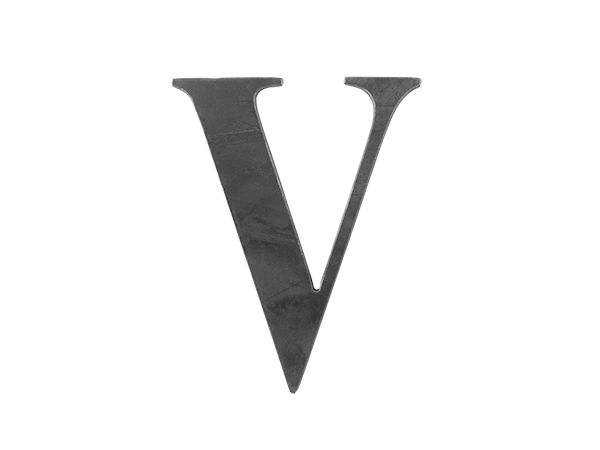 Steel Letter V