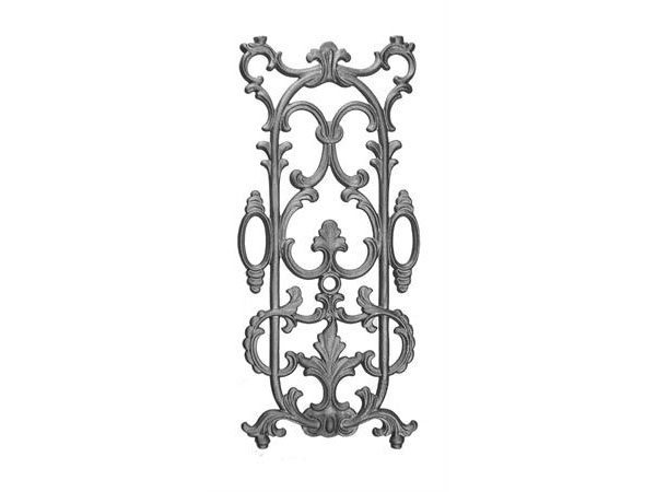 Cast iron 25.75 x 11.25 railing panel