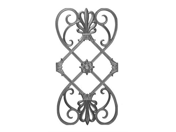 Cast iron, 26.5x14, railing casting