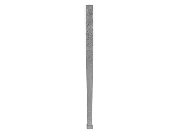 Cast iron hammered furniture leg