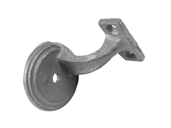 Cast iron hand rail bracket flat