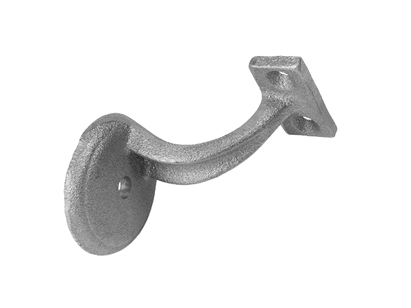 Cast iron handrail bracket square tube