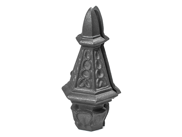 Cast iron post crown