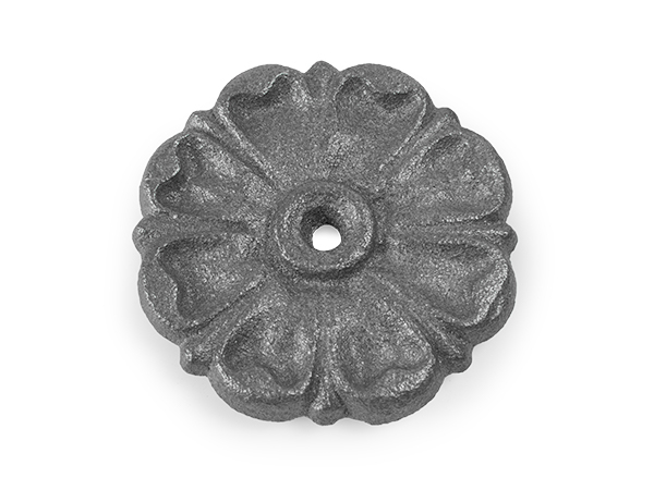 Cast iron rosette