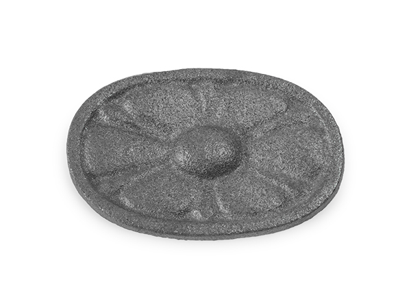 Cast iron rosette