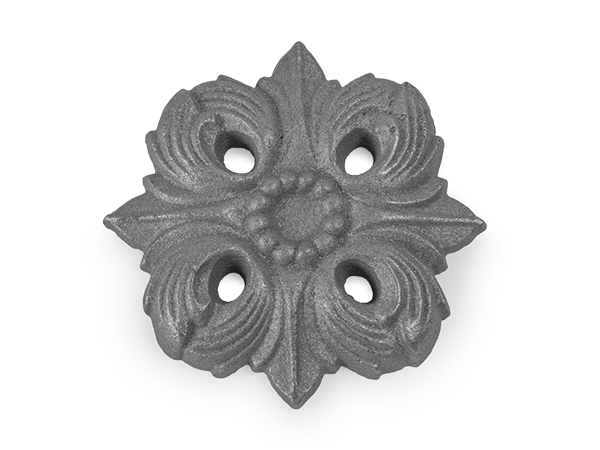 Cast iron rosette