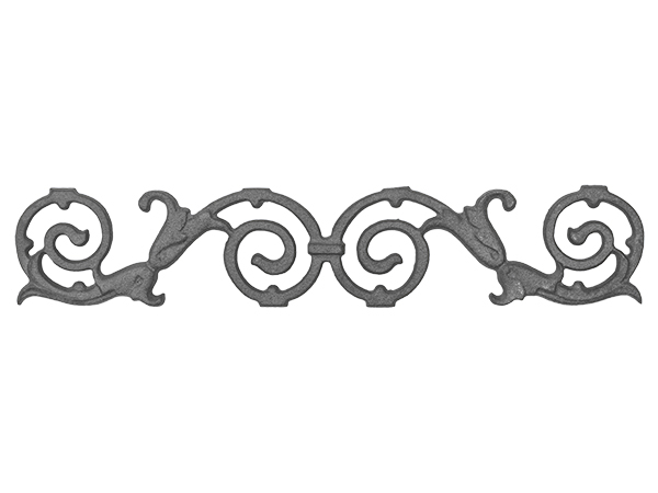 Cast iron valance 4x21.5-inch