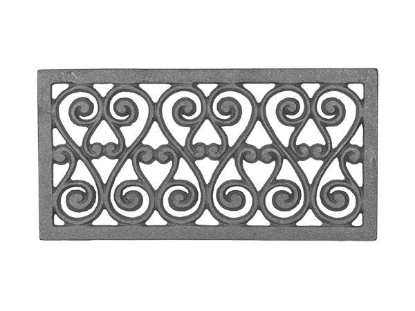 Cast iron vent facade