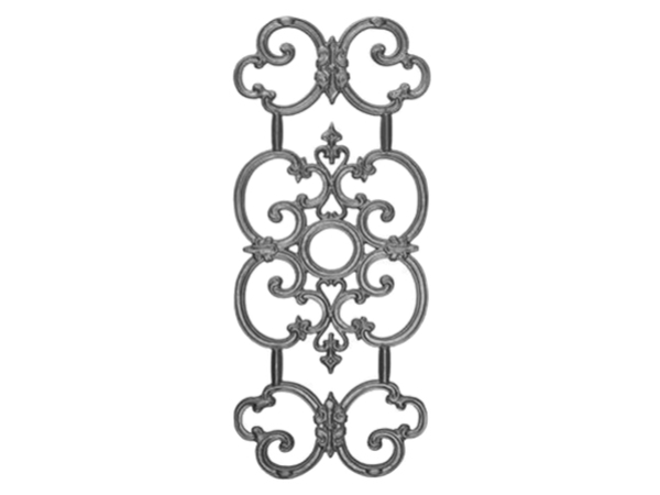 Cast iron victorian railing casting